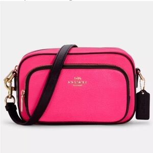 Coach Neon Pink and Classic Black Court